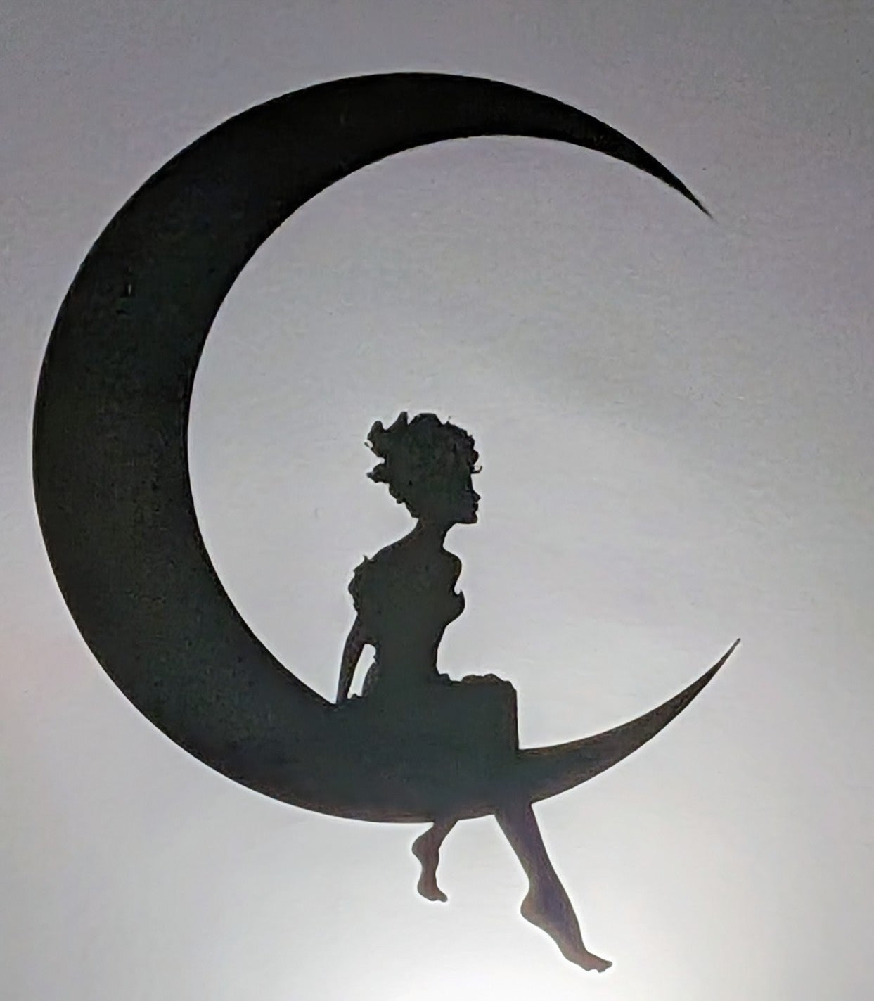 Fairy Sitting on the Moon Wall Décor