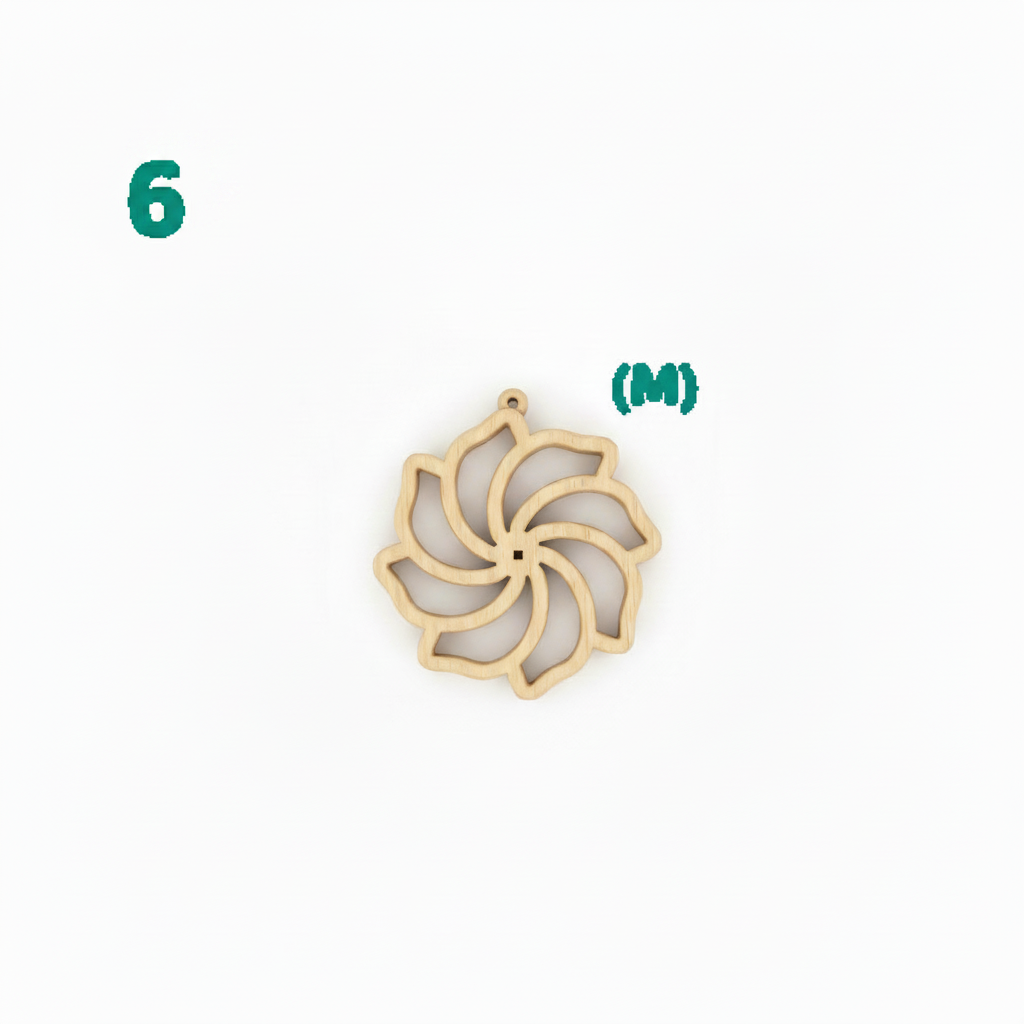 Wooden Earring Bundle (D2) – 18 Designs