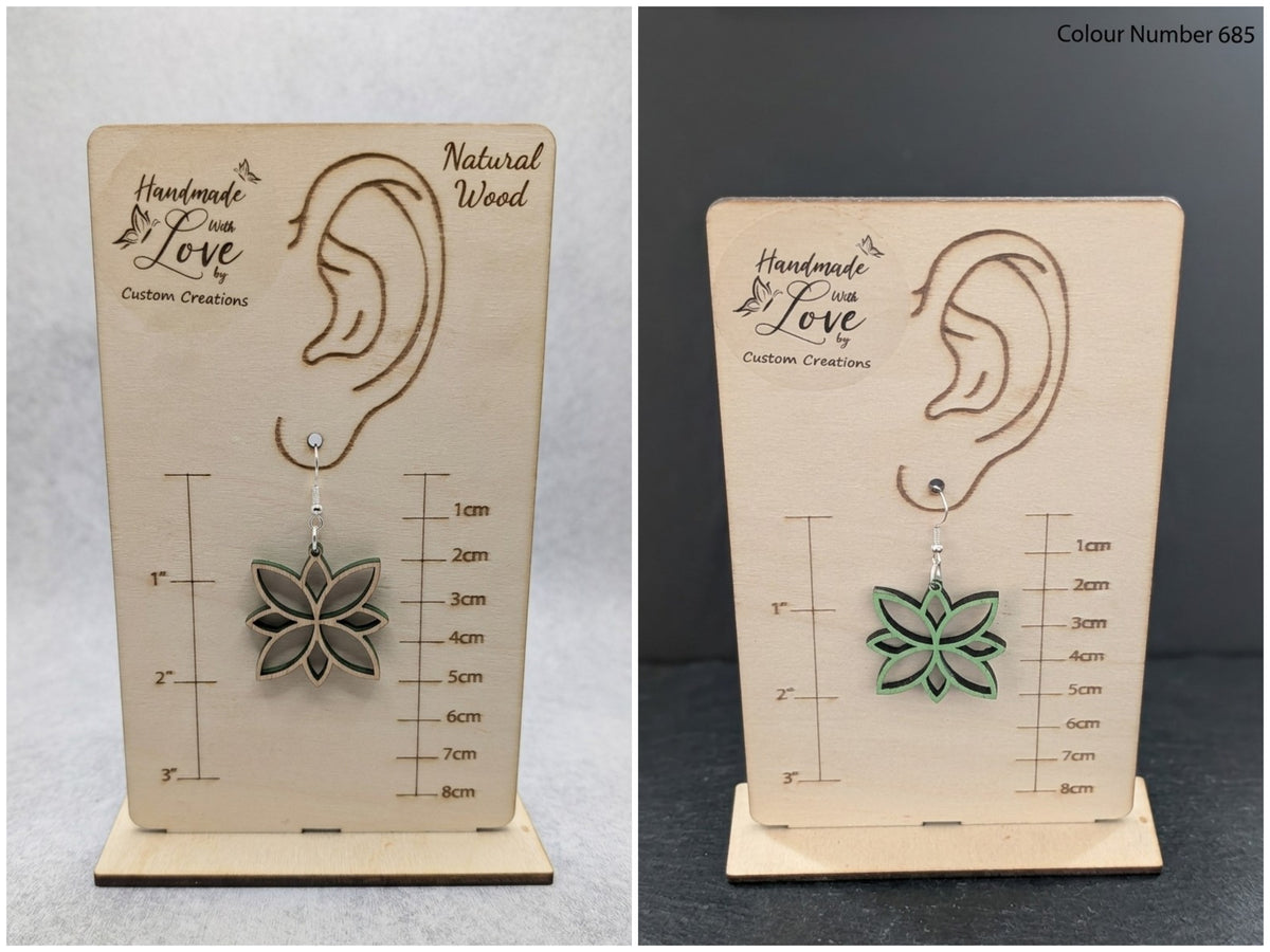 Wooden Earring Bundle (D2) – 18 Designs