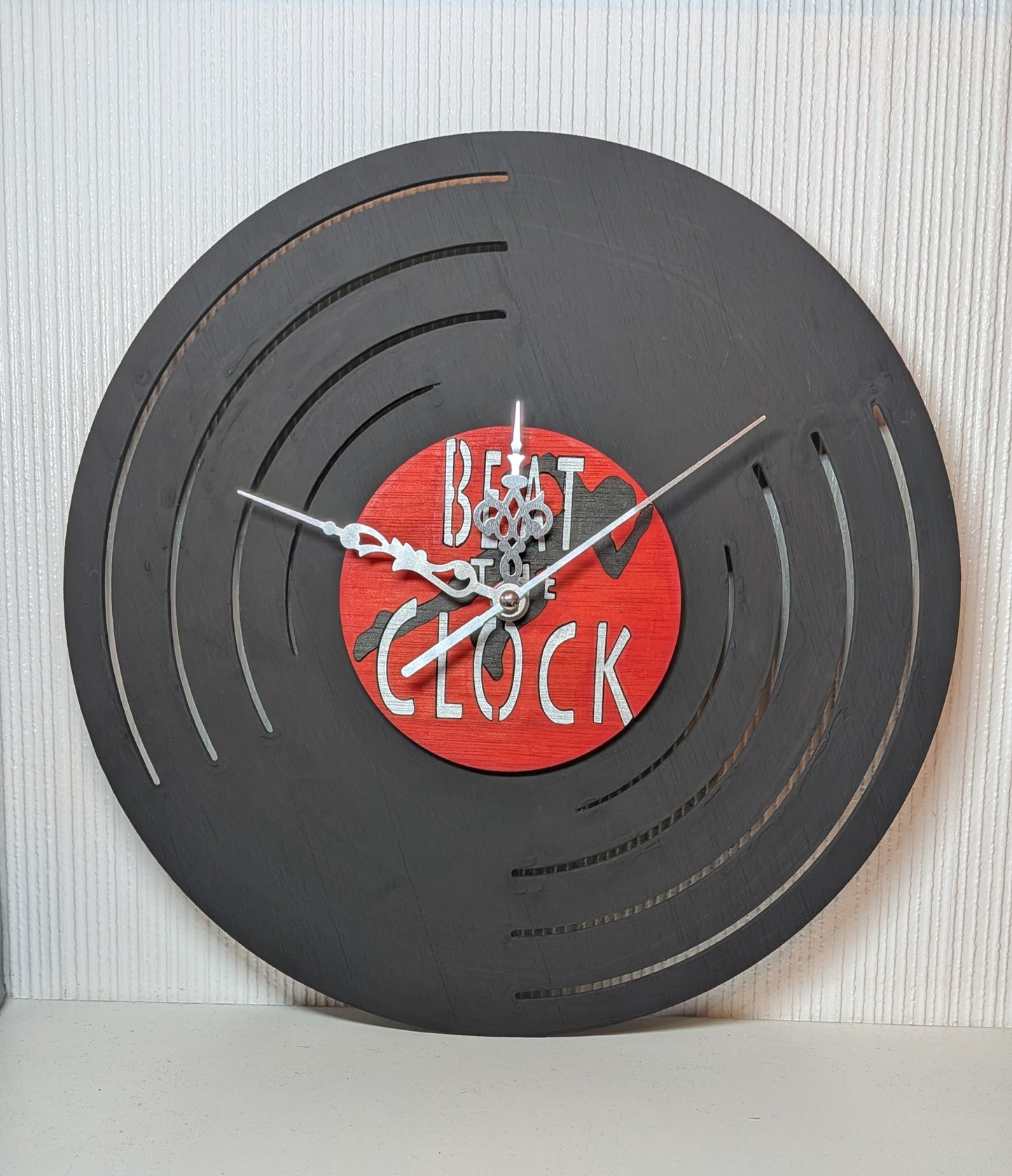 Personalised Vinyl Record Wall Clock – DJ Gift