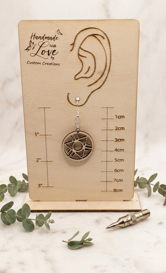 Custom Made Wood Earrings
