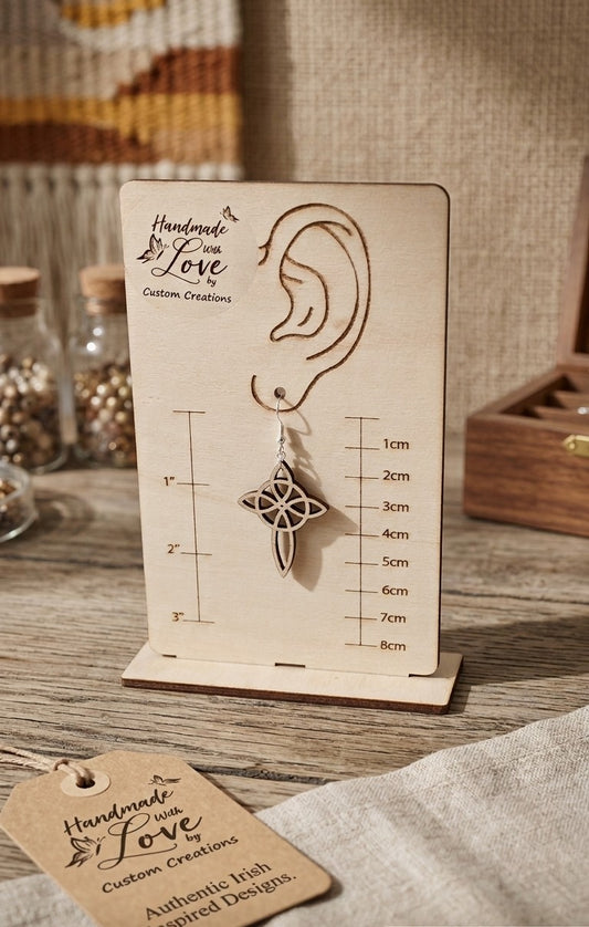 Celtic Cross Earrings