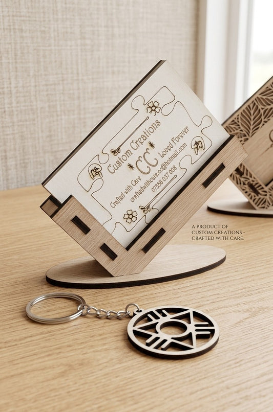 Custom Made Wood Keyring