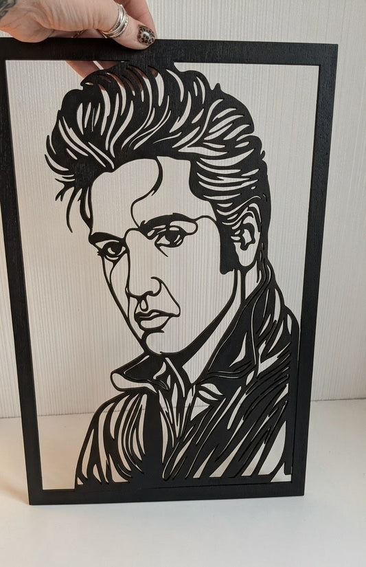 Elvis Presley Wooden Wall Art