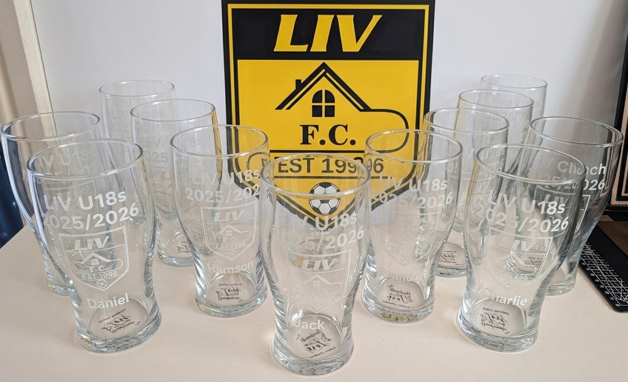 Personalised Pint Glass