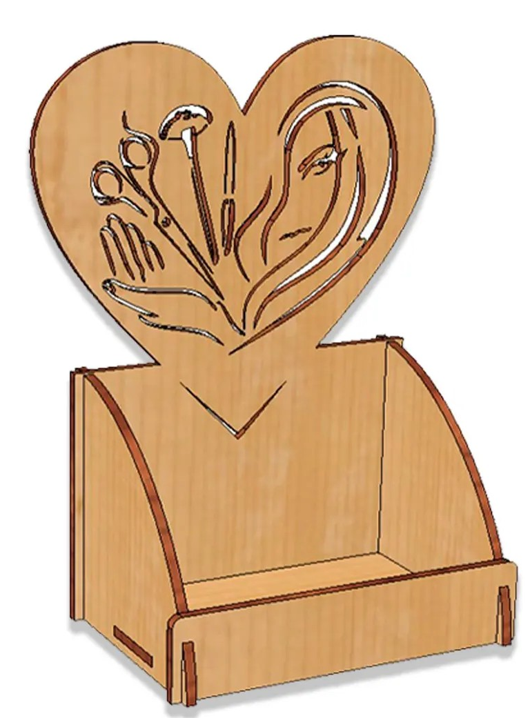 Personalised Hairdresser Business Card Holder