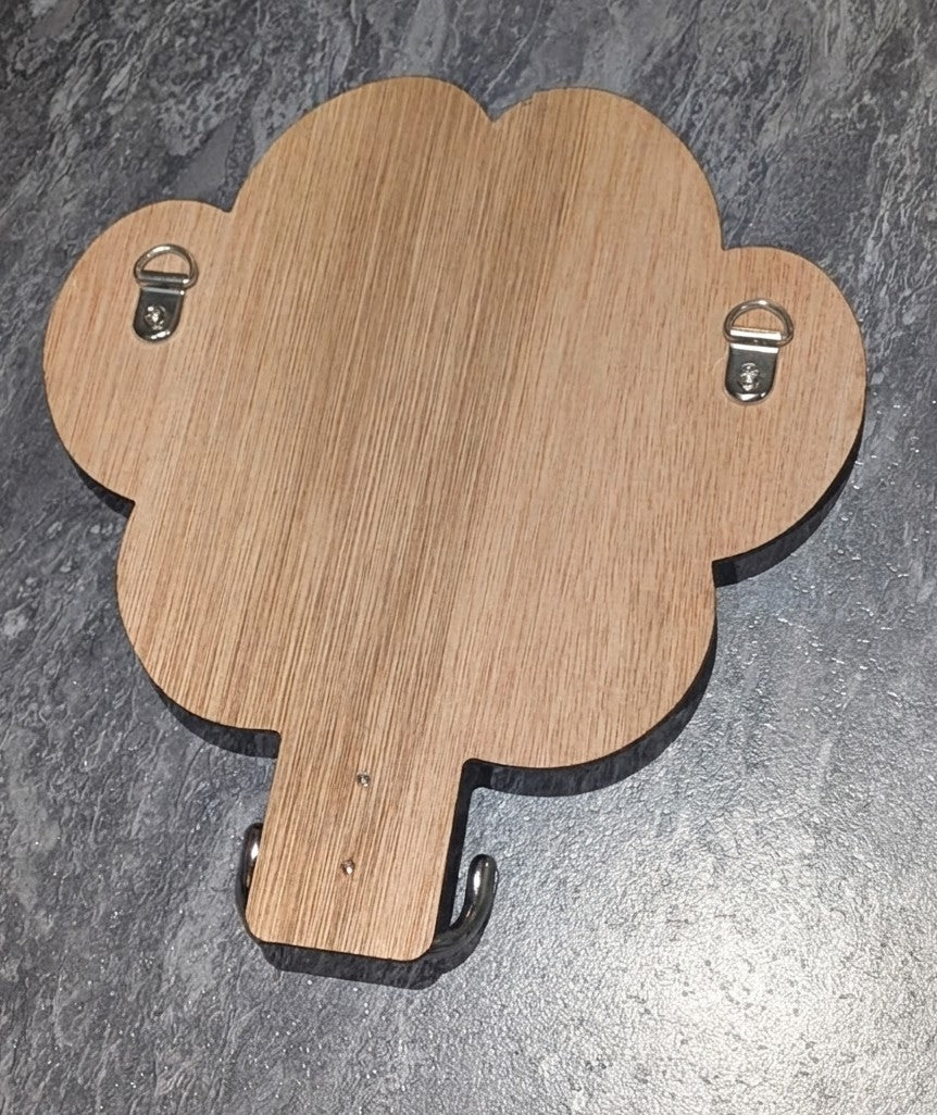 Personalised Paw Plaque Lead Holder for Dogs