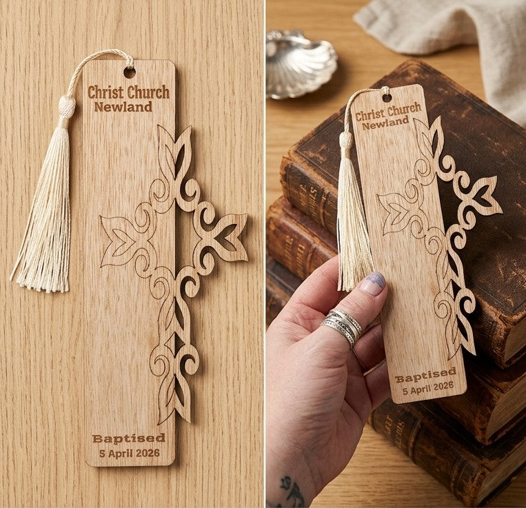 Personalised Bible Bookmark - Baptism
