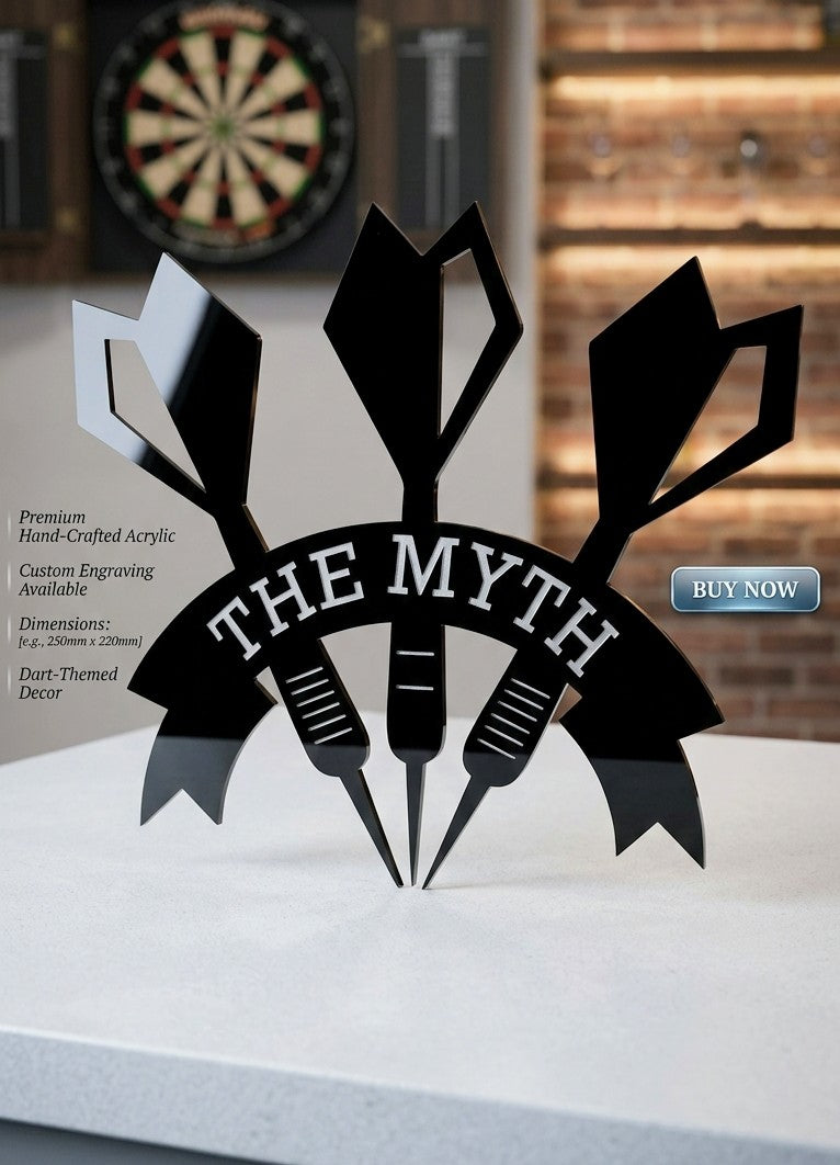 Personalised Darts Sign - Premium Acrylic