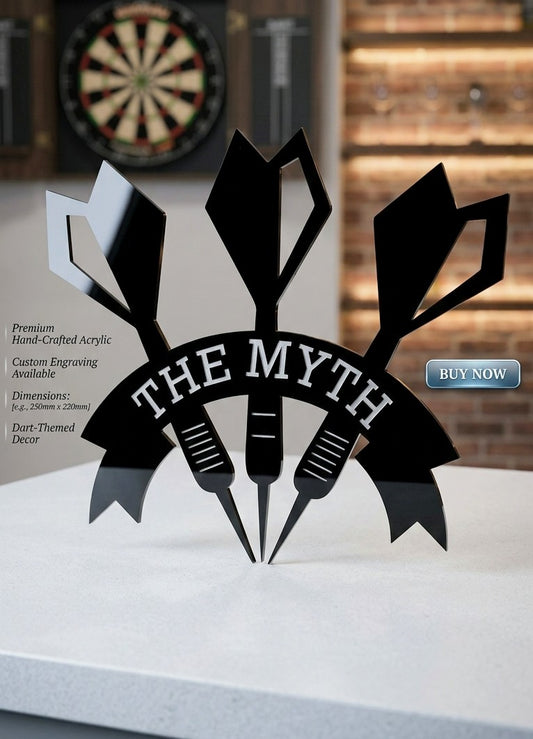 Personalised Darts Sign - Premium Acrylic