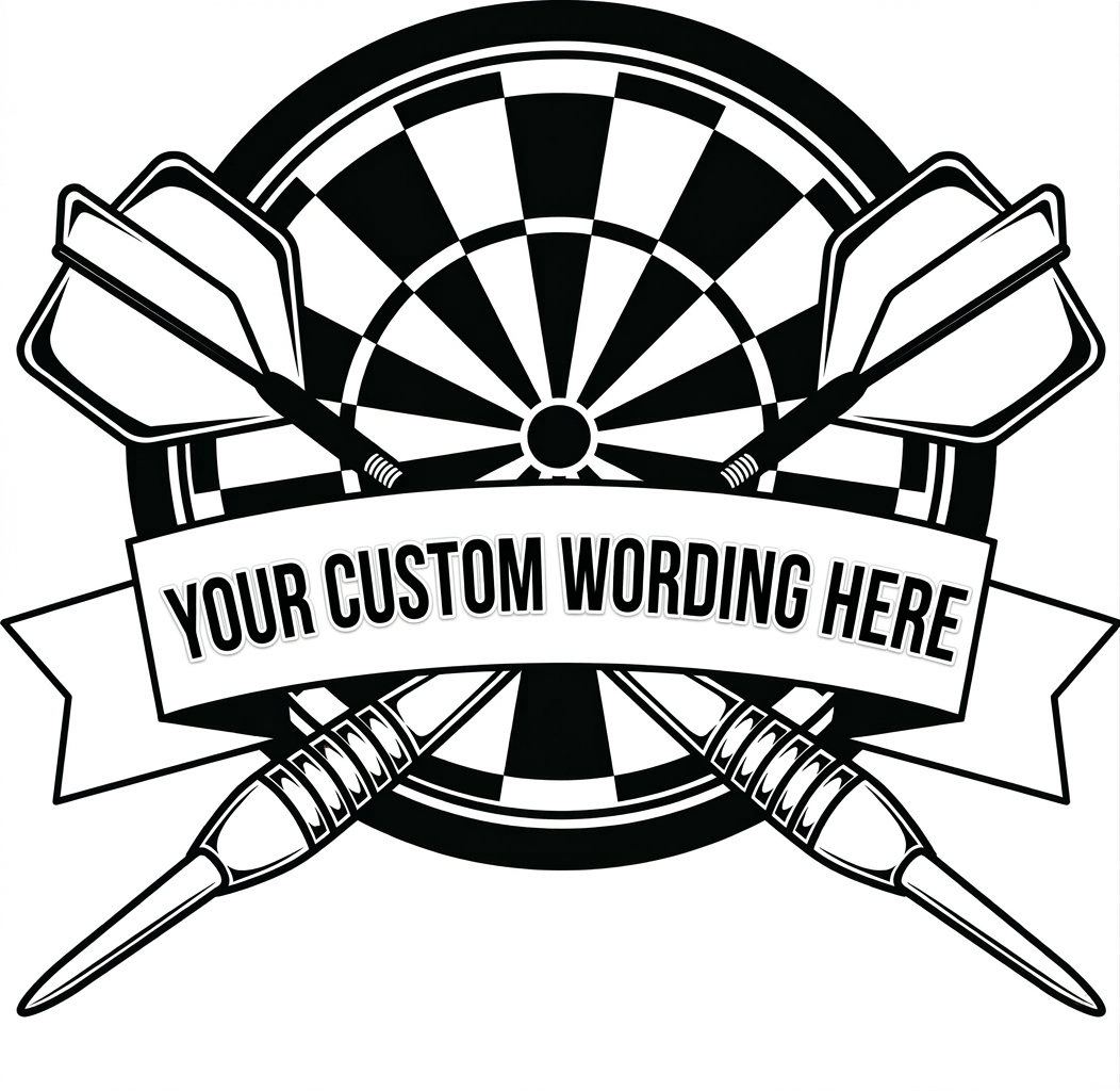 Personalised Darts Sign - Premium Acrylic