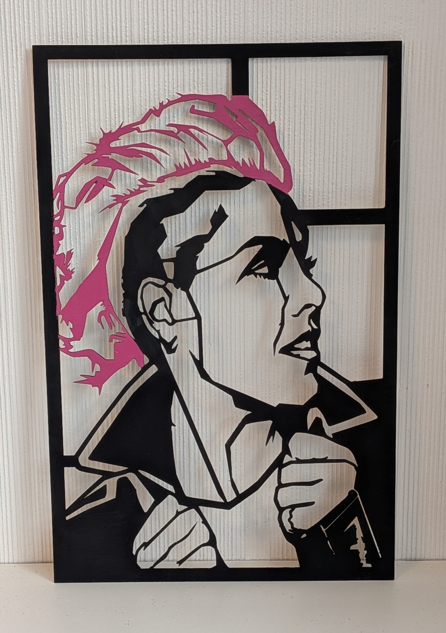 Pink Wooden Wall Art