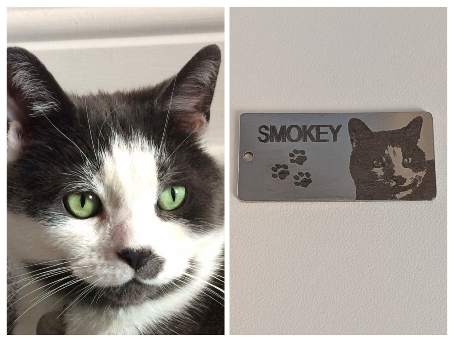 Custom Pet Portrait Keychain
