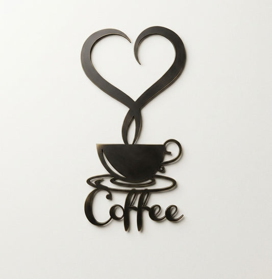Coffee Love Acrylic Wall Art - Kitchen Decor