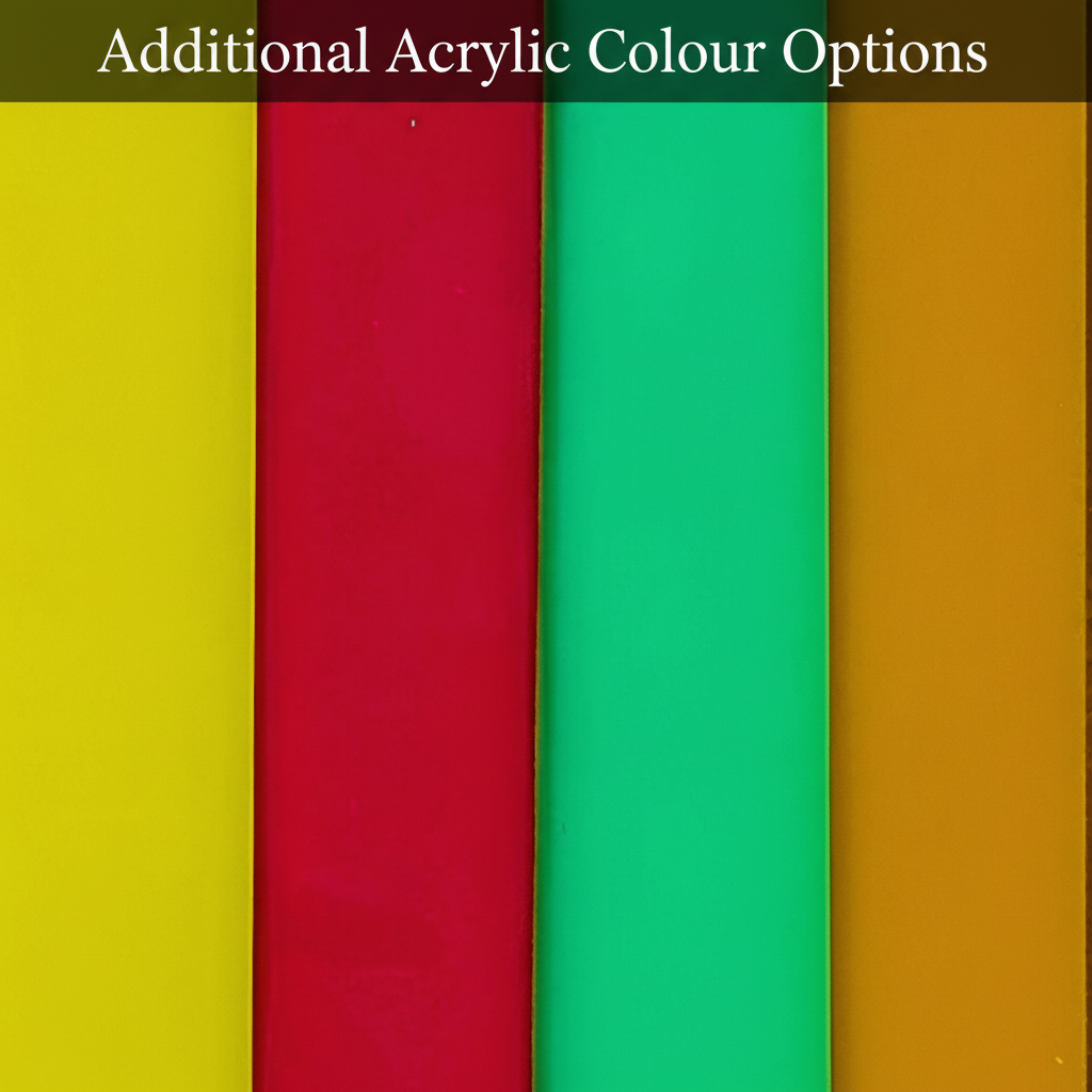 Additional Acrylic Colour Options
