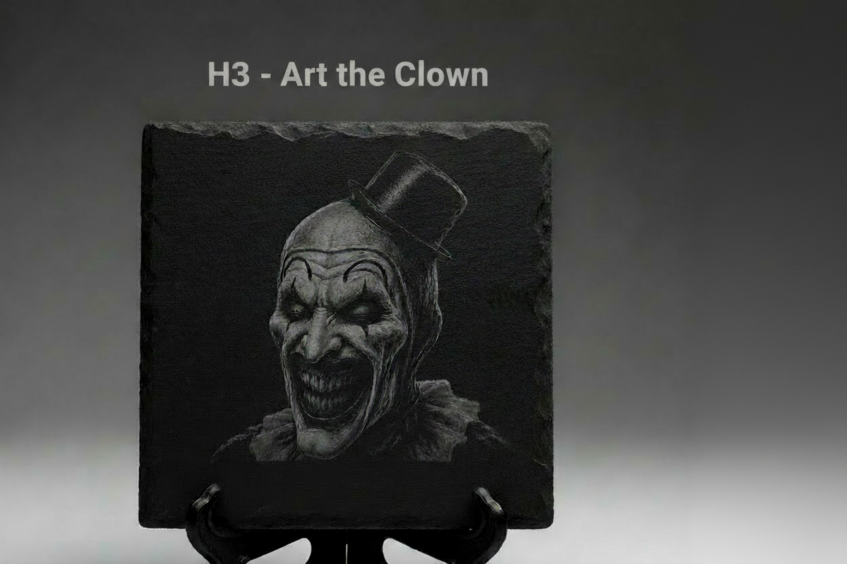 Art the Clown Slate Coaster