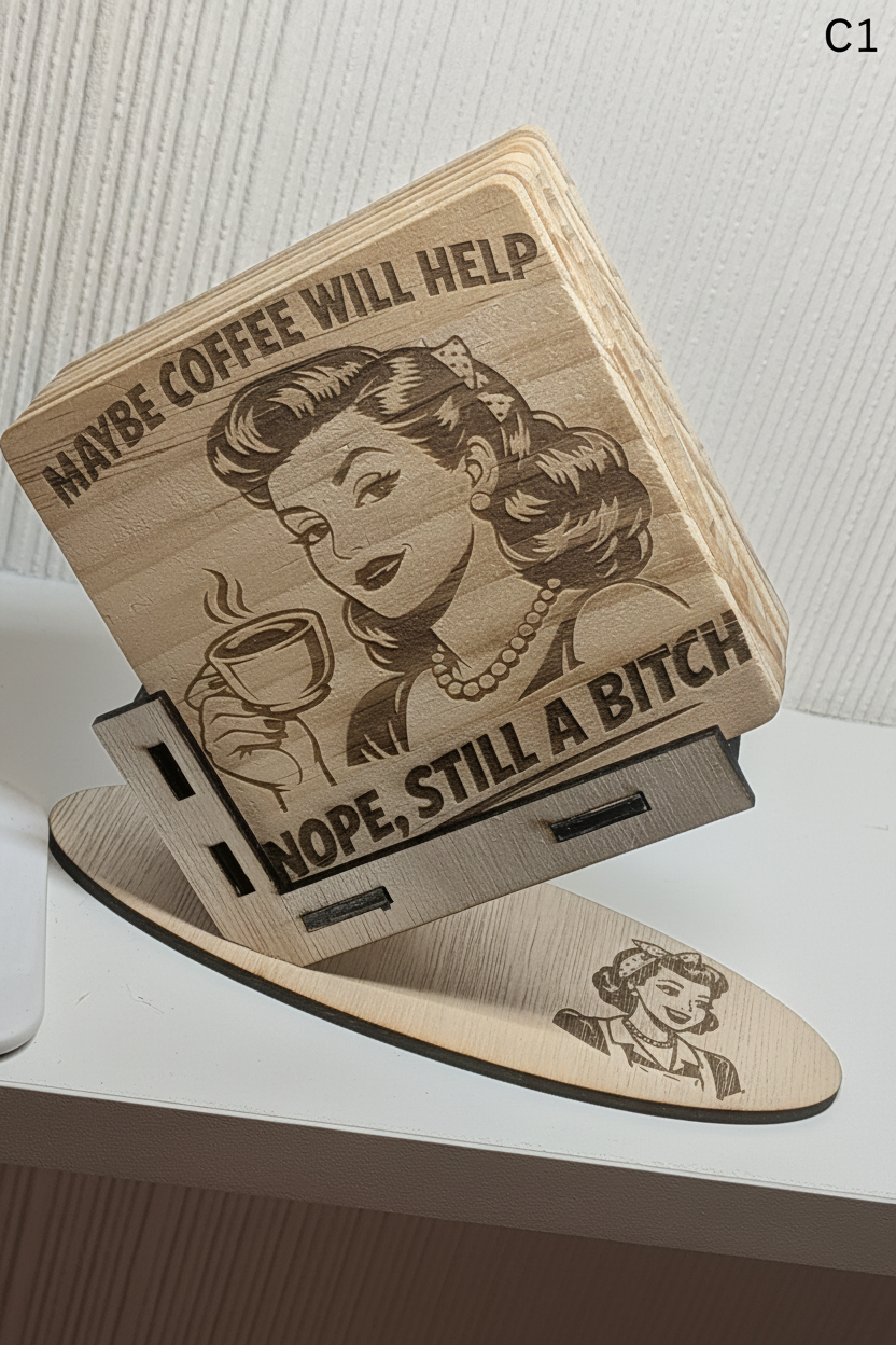 Coasters with Stand C1