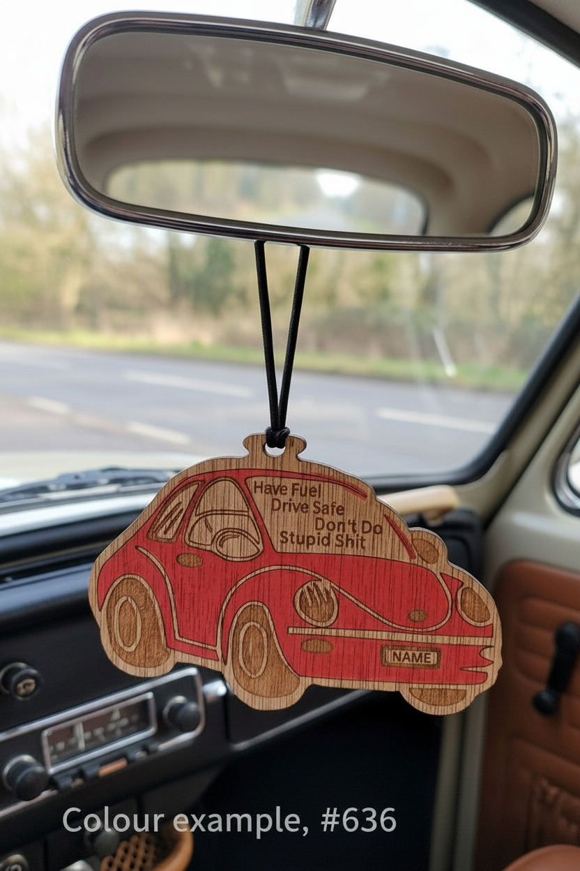 Colour example #636 Car Hanging Sign