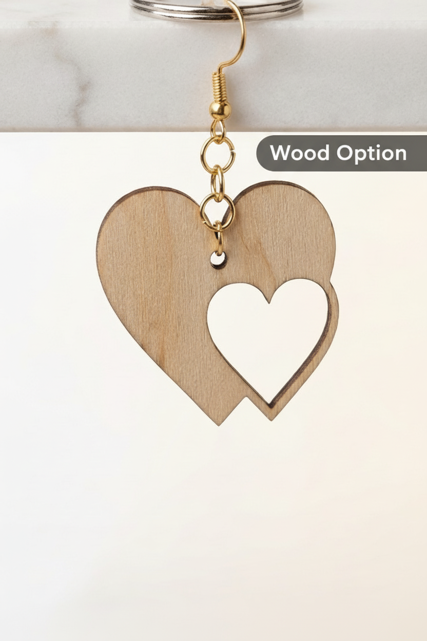 Combined Hearts Wood Option