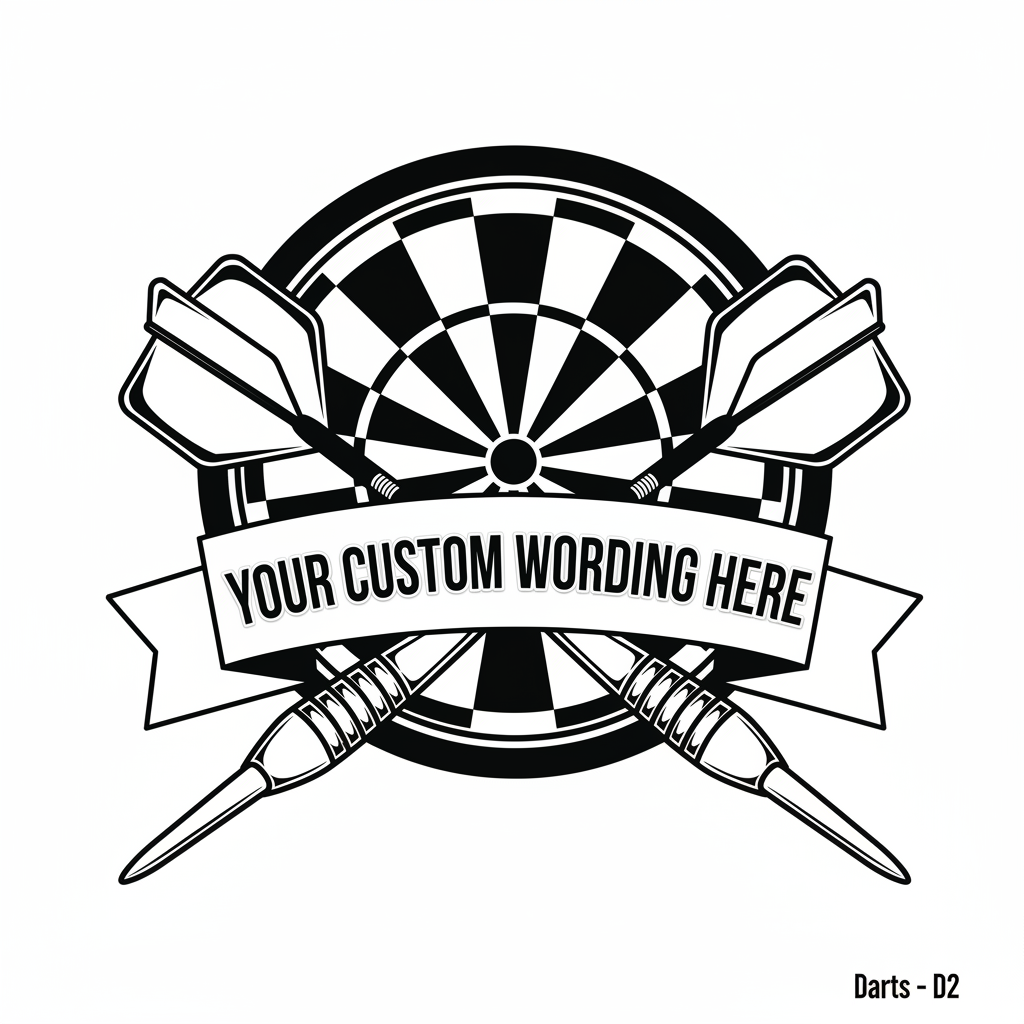 Darts Design D2 with Label