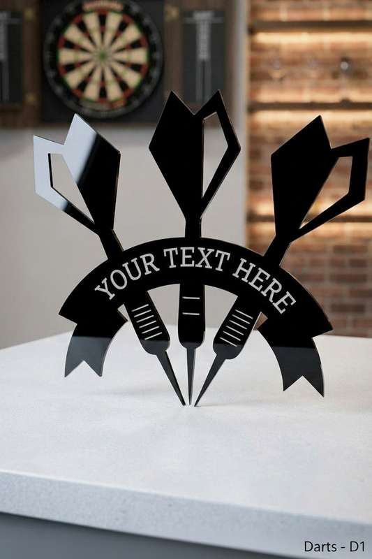 Darts Sign D1 - Your Text Here