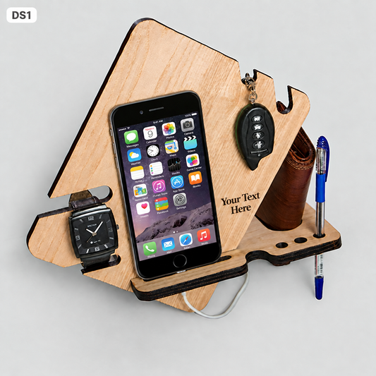 DS1 docking station with only Your Text Here engraving