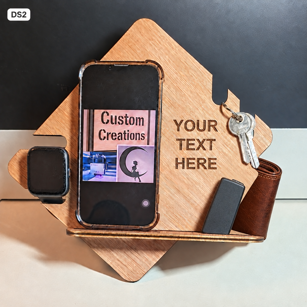 DS2 docking station with small remote and wallet