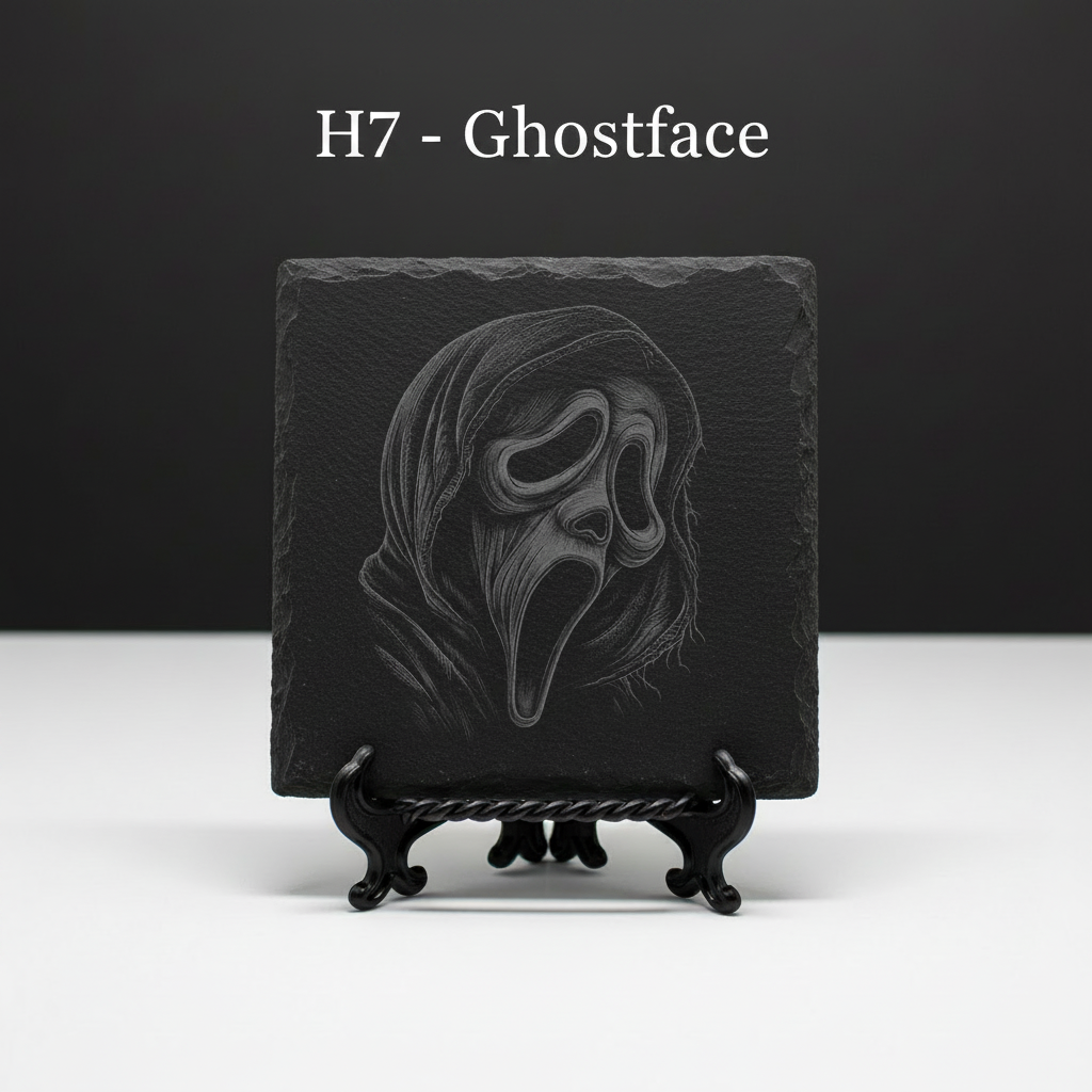 Ghostface Slate Coaster