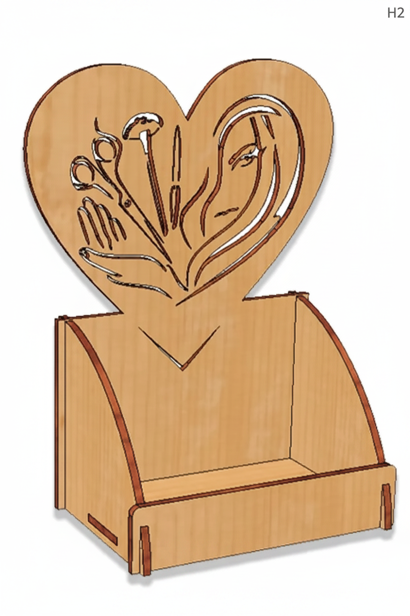 Hair Beauty Salon Card Holder - H2