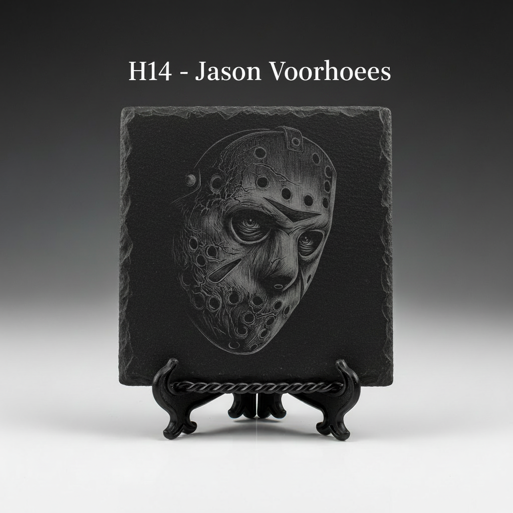 Jason Voorhees Slate Coaster
