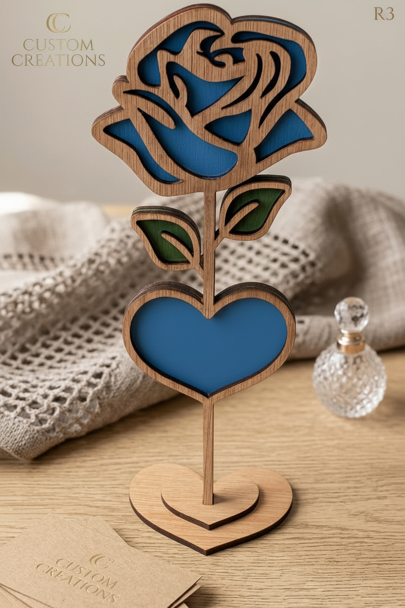 Layered Rose Blue R3