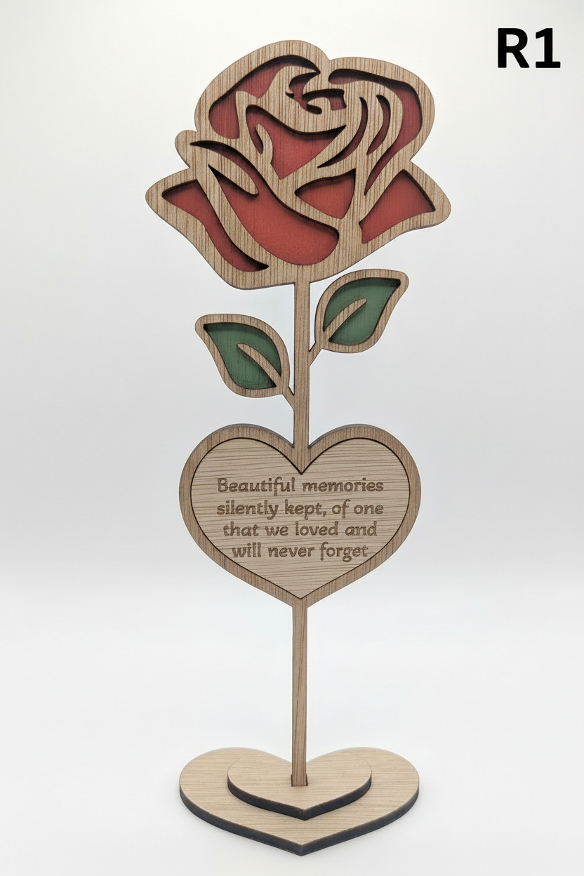 Layered Rose Red - R1 label