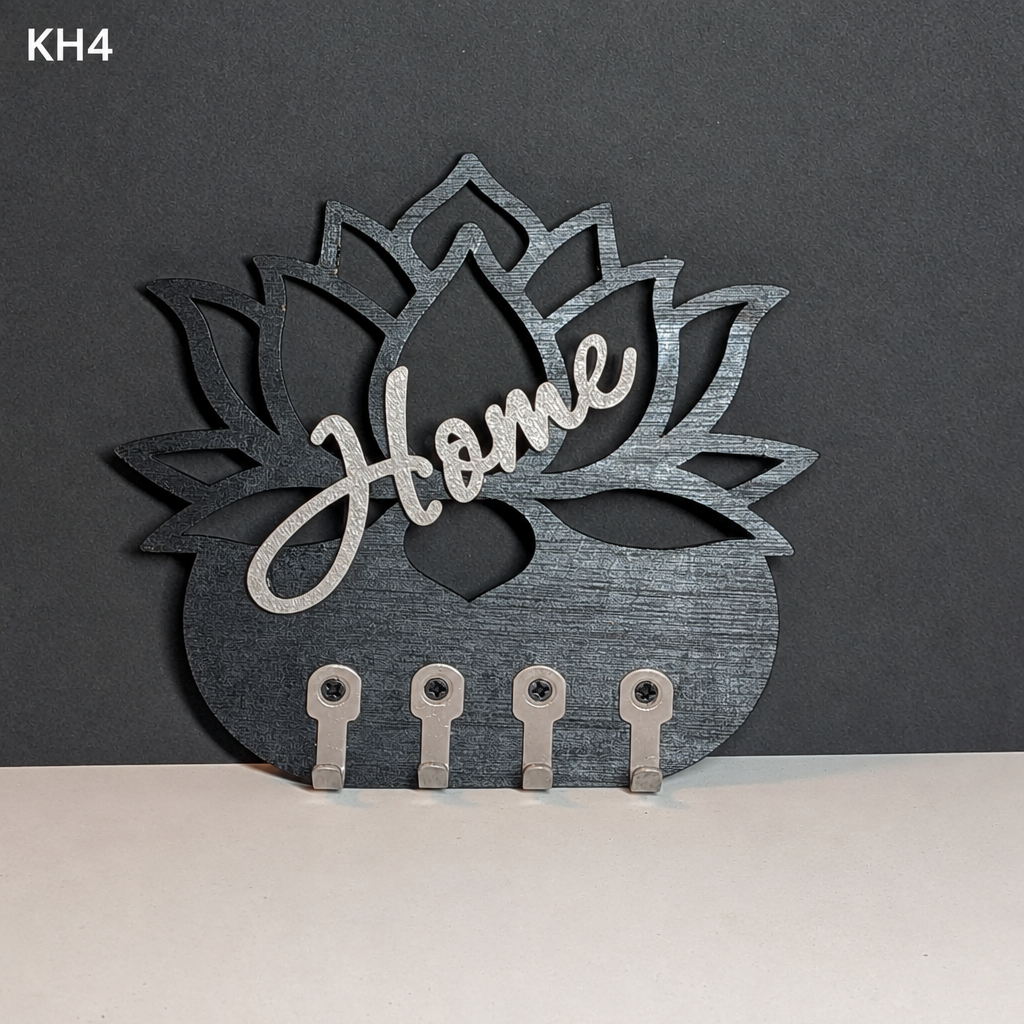 Lotus keyholder with KH4 label at the top left