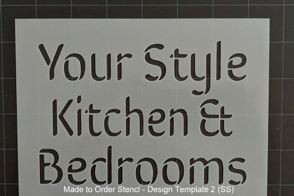 Made to Order Stencil - Design Template 2 (SS)