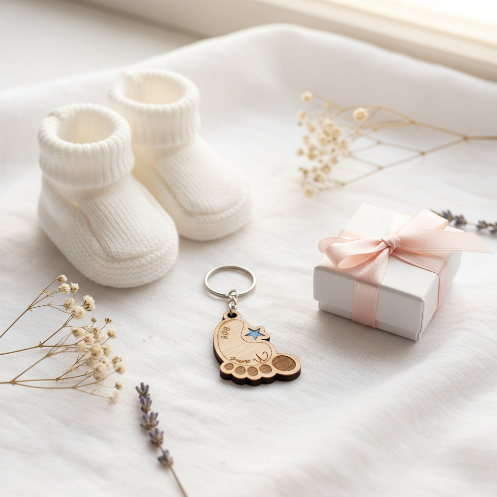 Newborn Keepsake Keyring Lifestyle v2
