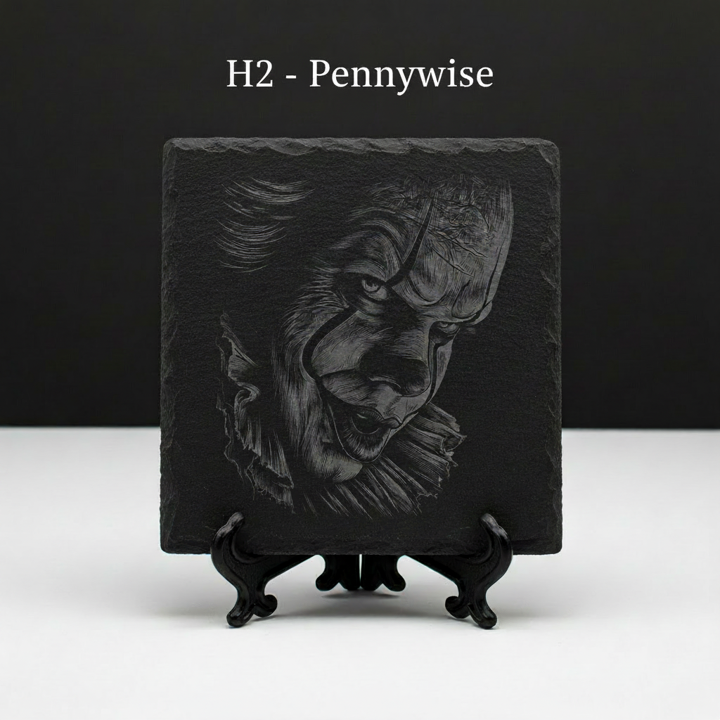 Pennywise 2 Slate Coaster